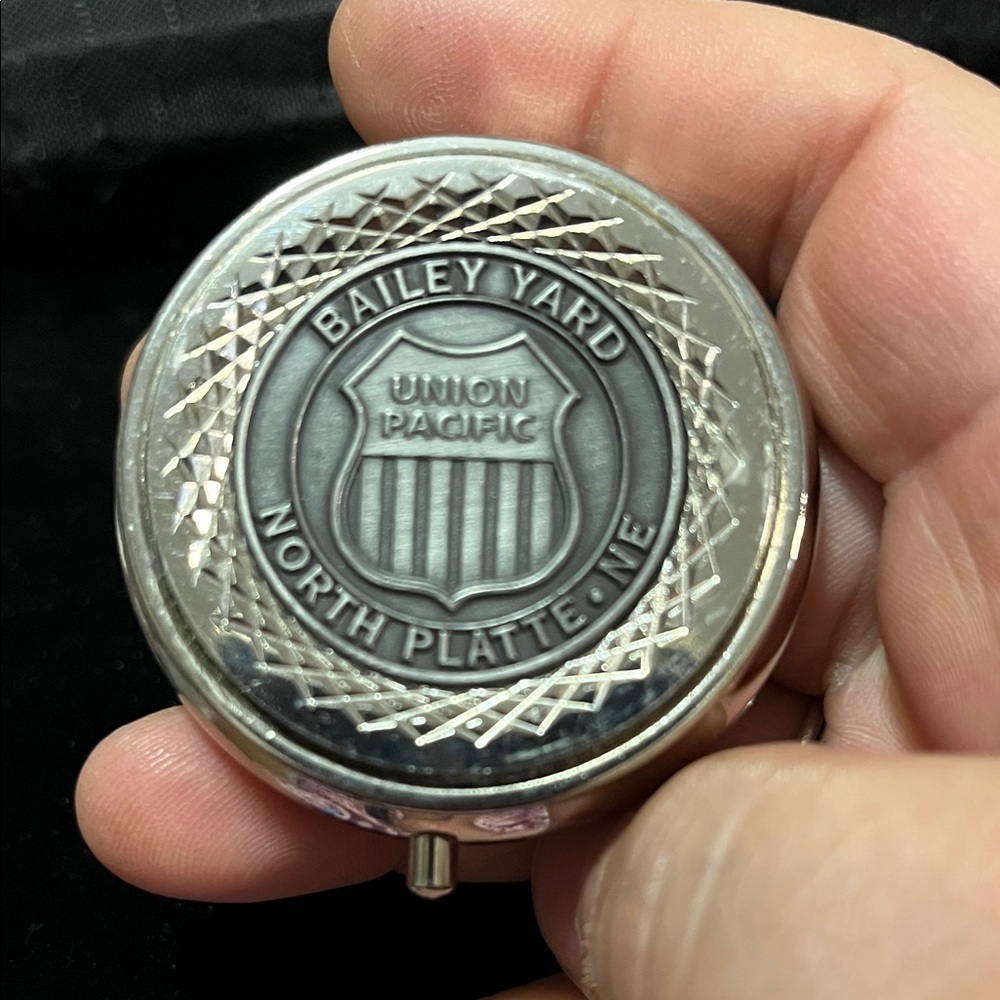 Silver Pocket Pill Container